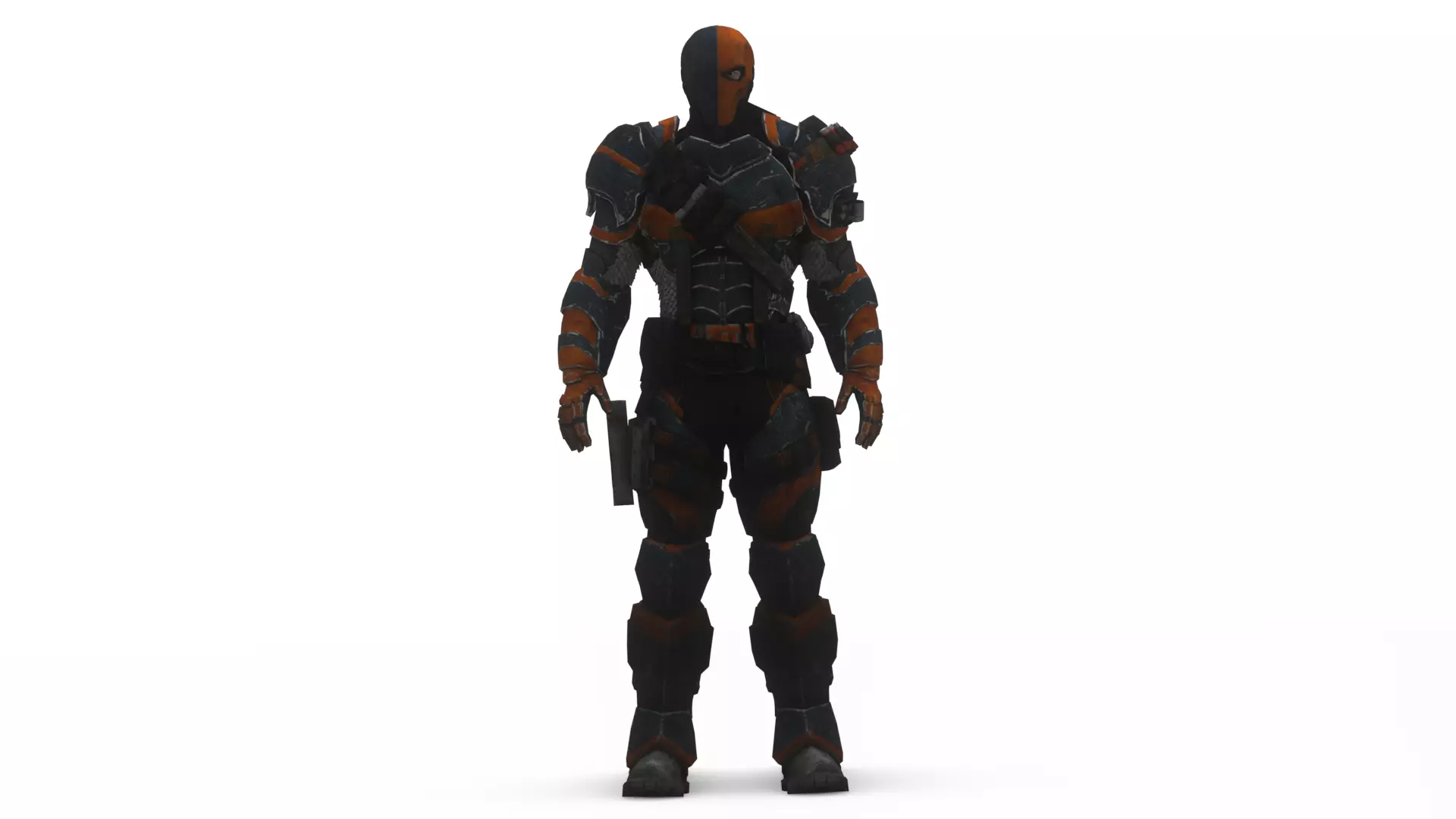 Deathstroke 3D Model Assassin Realistic Military Fully Rigged Low-poly 3D model_7