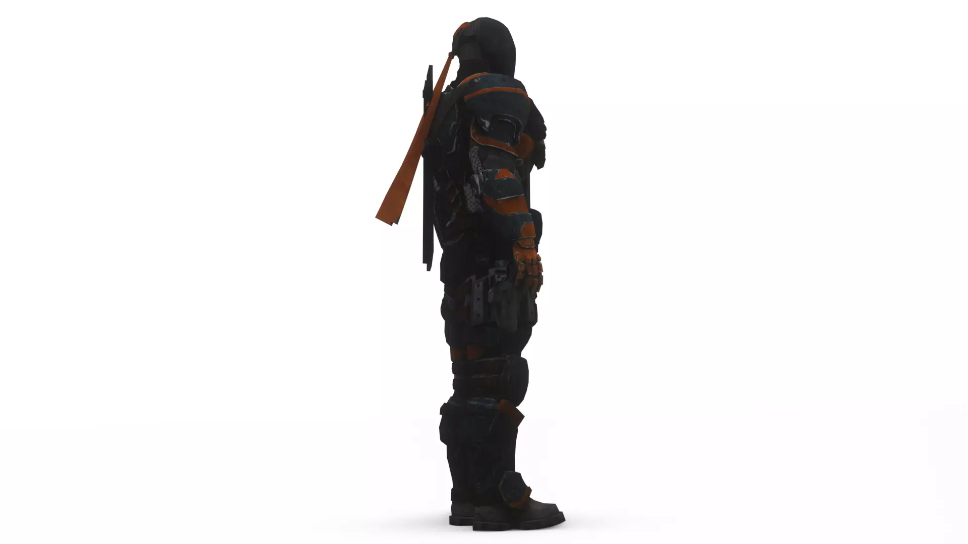 Deathstroke 3D Model Assassin Realistic Military Fully Rigged Low-poly 3D model_10