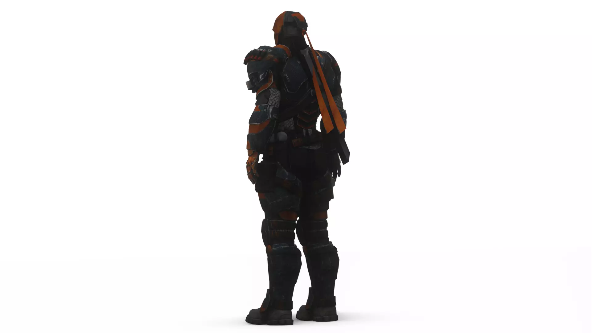 Deathstroke 3D Model Assassin Realistic Military Fully Rigged Low-poly 3D model_11