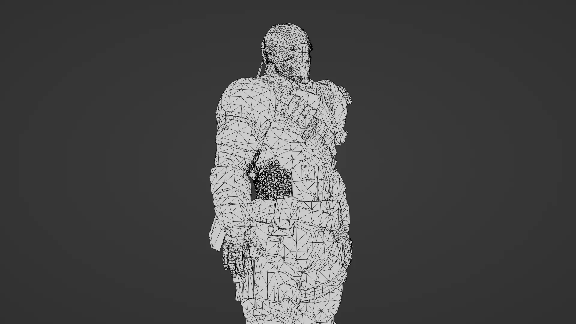 Deathstroke 3D Model Assassin Realistic Military Fully Rigged Low-poly 3D model_23