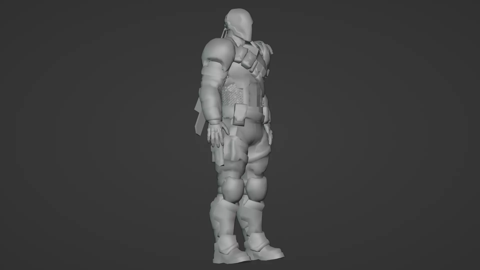 Deathstroke 3D Model Assassin Realistic Military Fully Rigged Low-poly 3D model_19