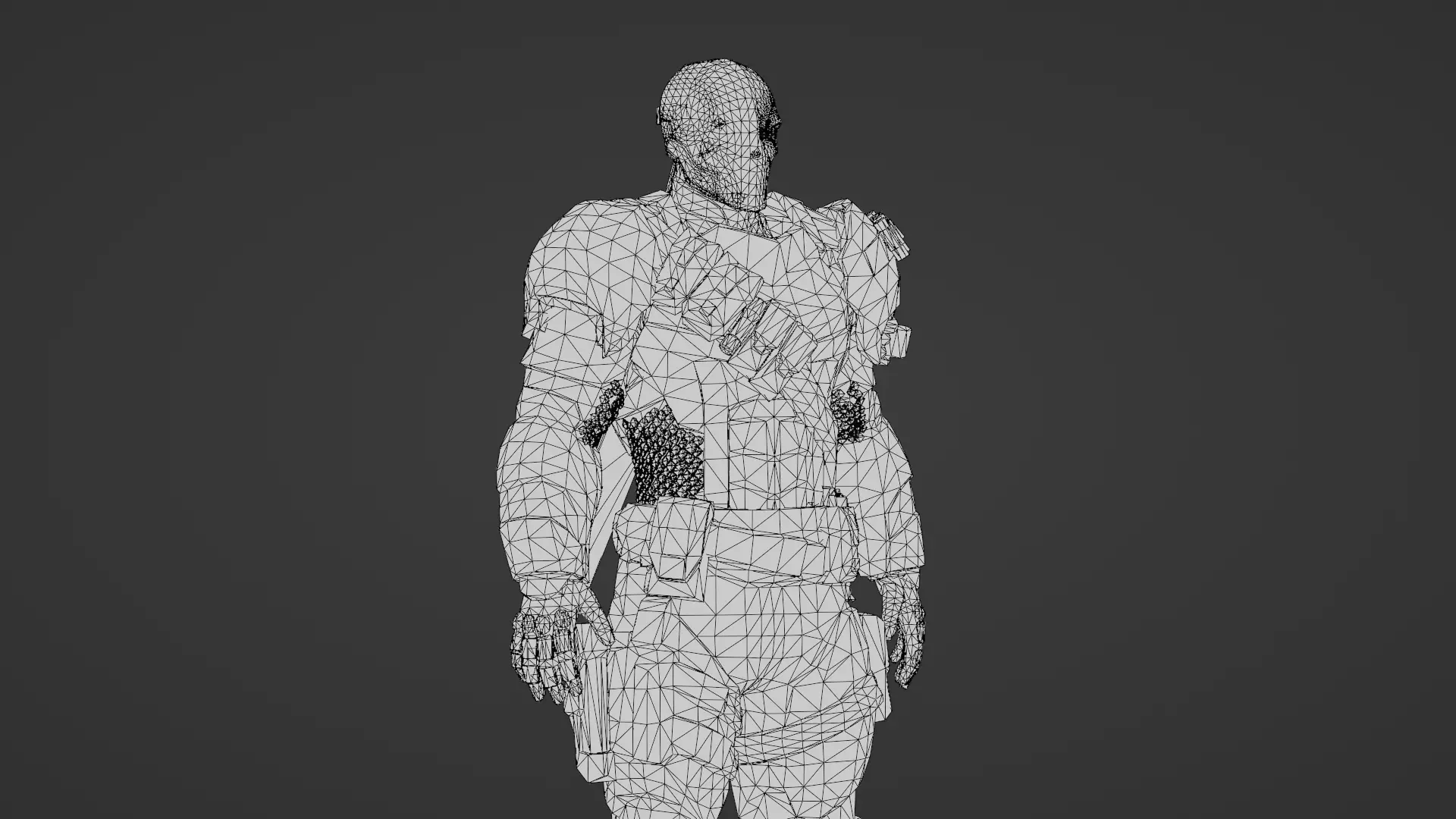 Deathstroke 3D Model Assassin Realistic Military Fully Rigged Low-poly 3D model_31