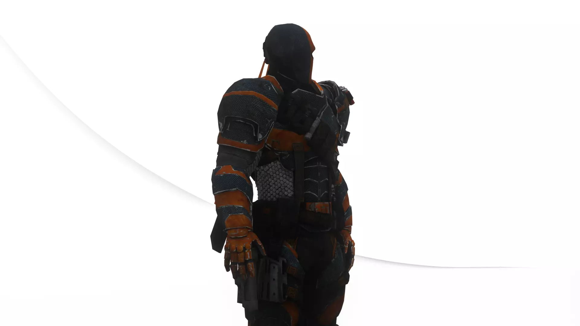 Deathstroke 3D Model Assassin Realistic Military Fully Rigged Low-poly 3D model_2