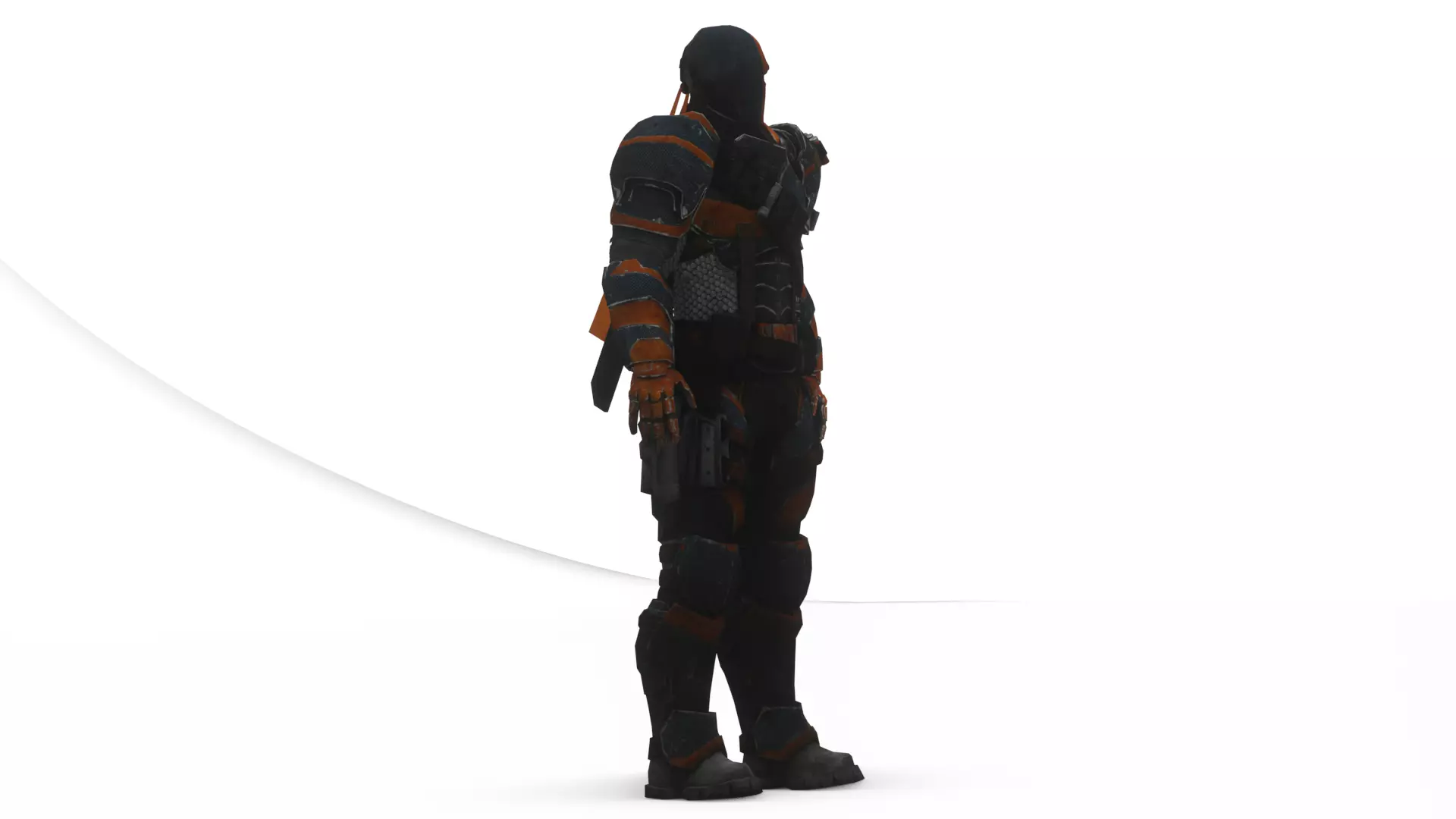 Deathstroke 3D Model Assassin Realistic Military Fully Rigged Low-poly 3D model_9