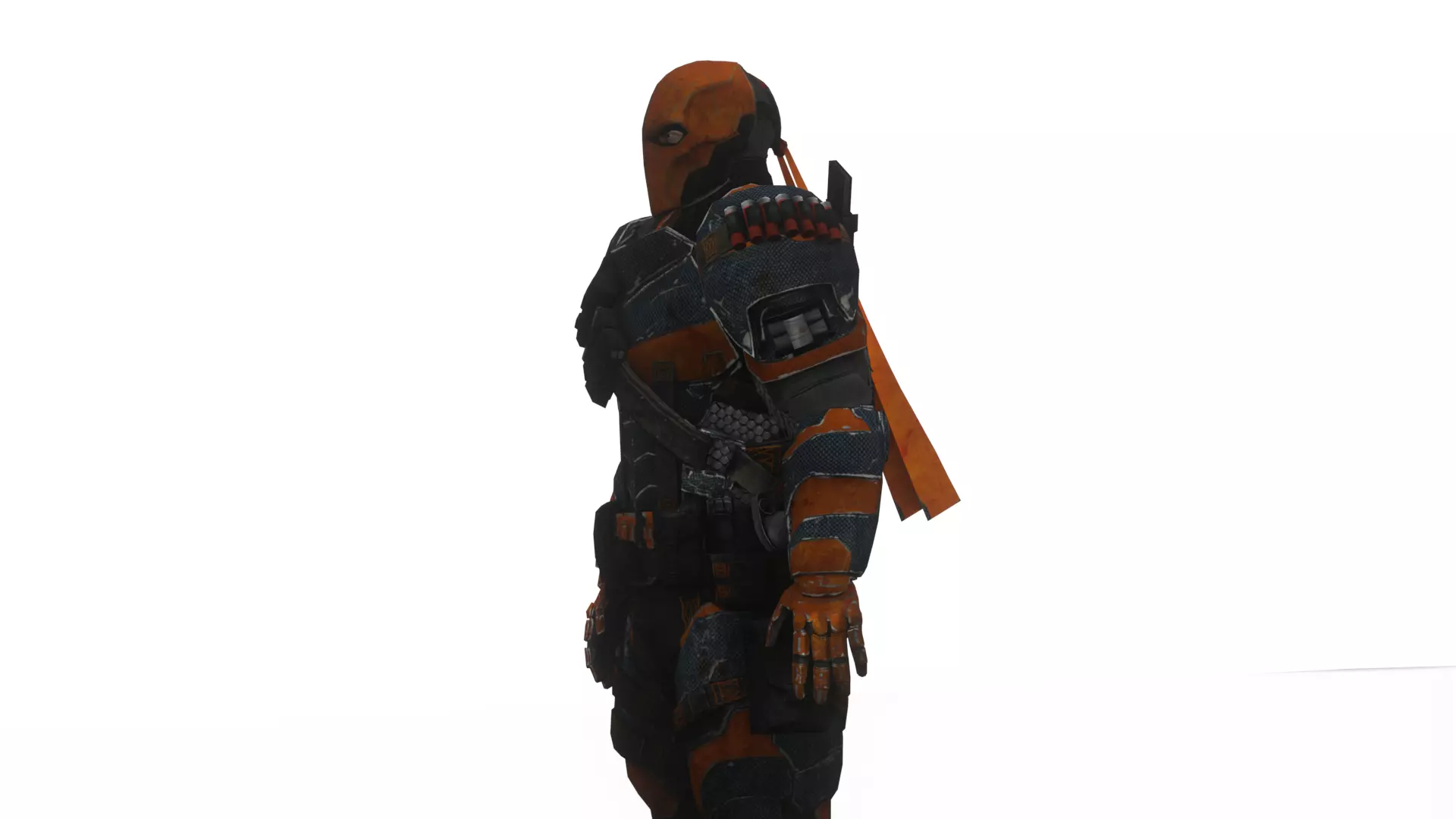 Deathstroke 3D Model Assassin Realistic Military Fully Rigged Low-poly 3D model_8