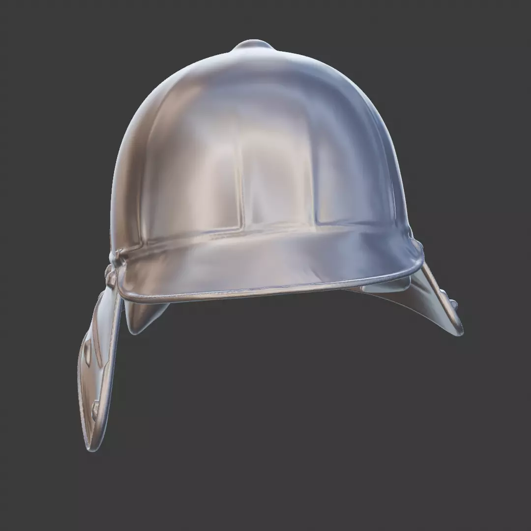 Warrior Helmet 3D print model_3