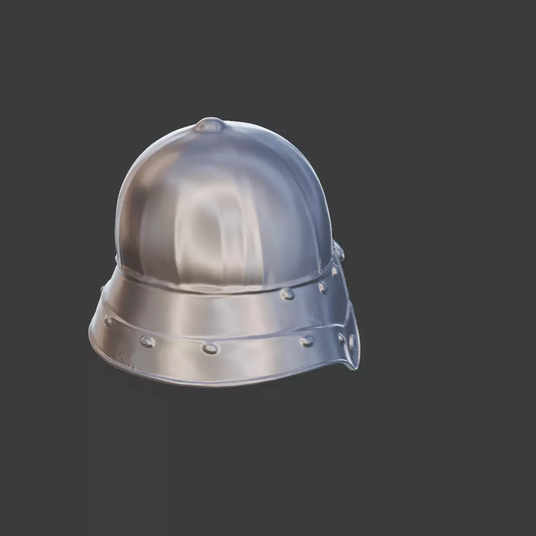 Warrior Helmet 3D print model_1