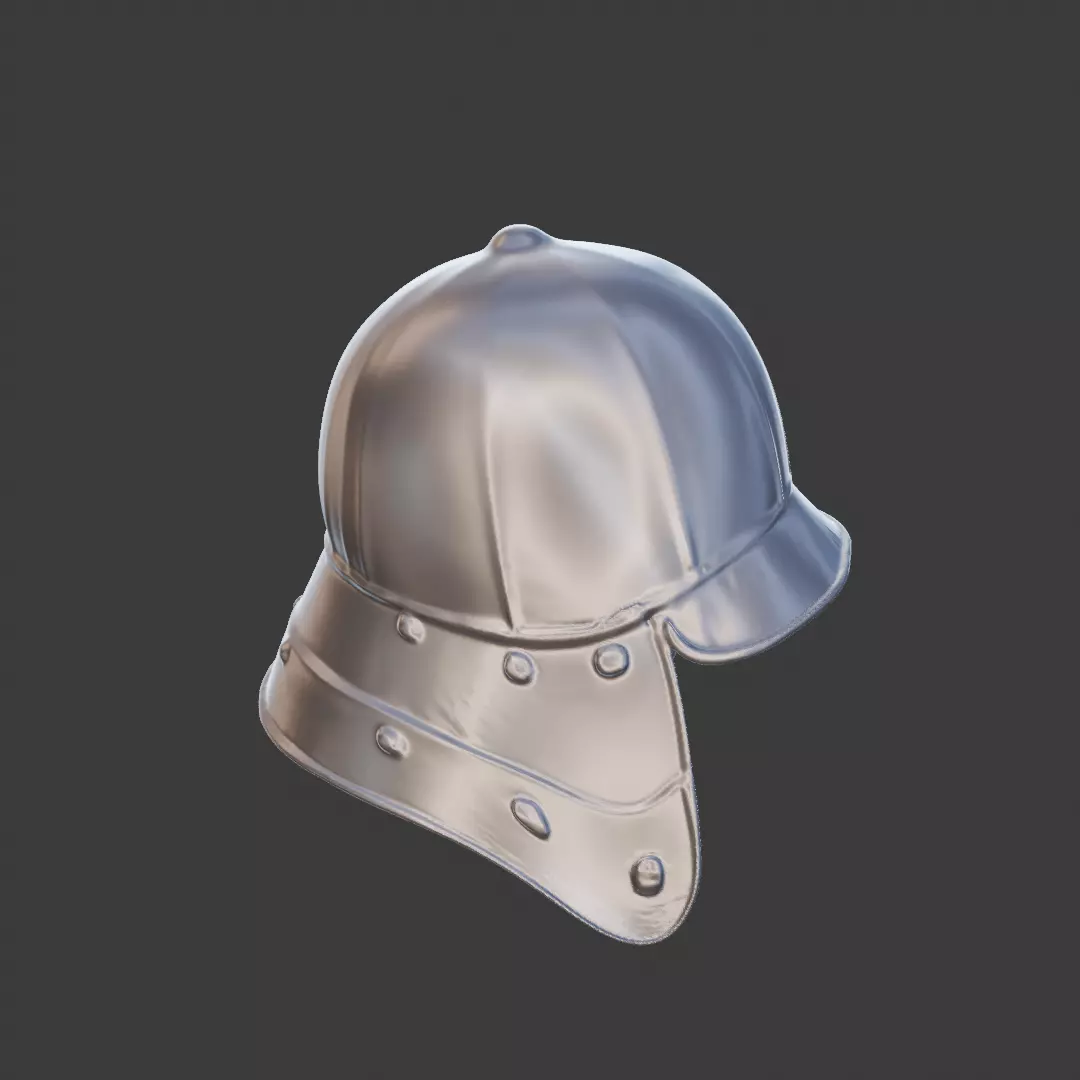 Warrior Helmet 3D print model_0