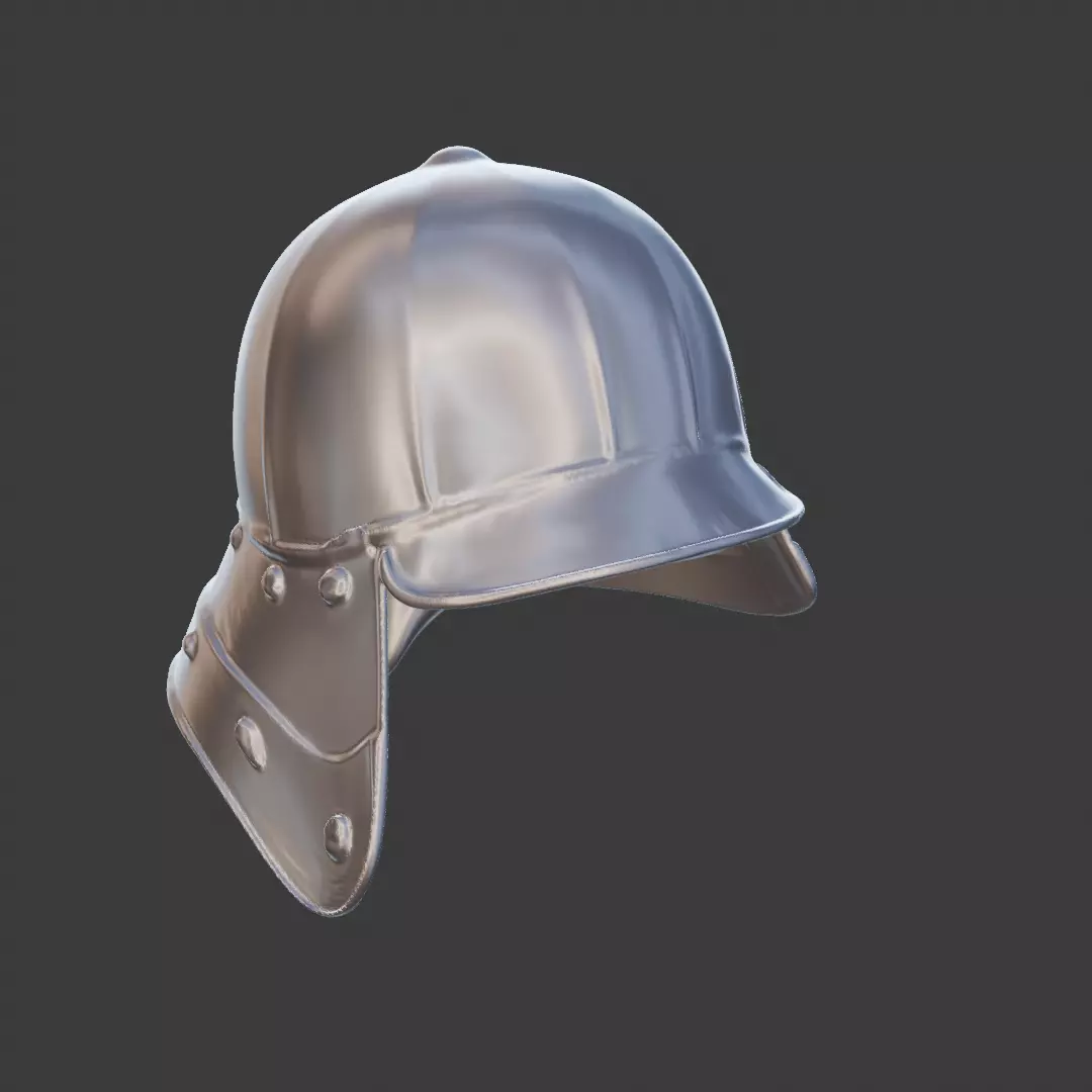Warrior Helmet 3D print model_2