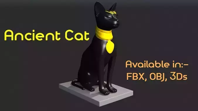 Ancient Cat 3D model