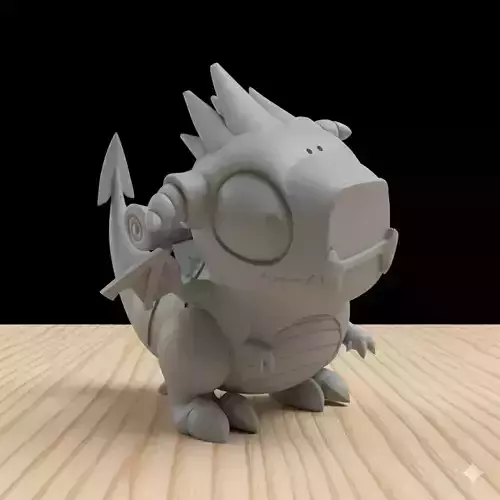 Dragnir Dofus and Wakfu STL