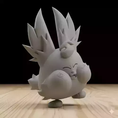 Bun tripudo Dofus and Wakfu STL