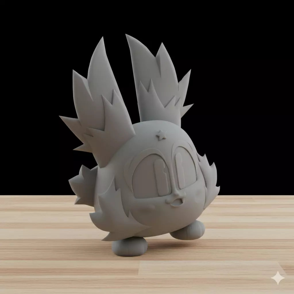 Bun encantador Dofus and Wakfu STL 3D print model_0