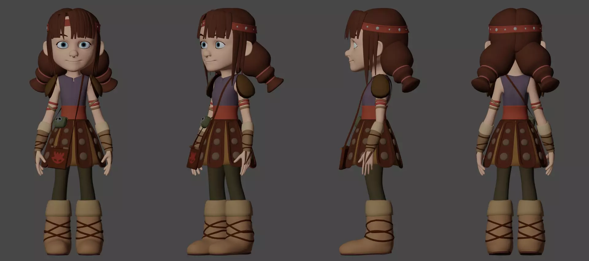 Haddock Twins Zephyr Free 3D model_2