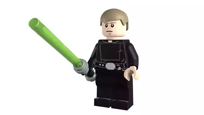 3D print minifigure - Luke-Skywalker