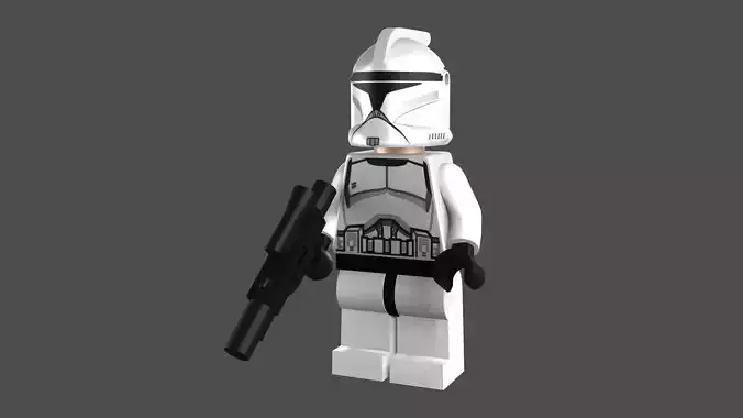 3D print minifigure - Clone Trooper