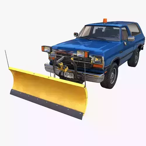 Dodge Ramcharger 1990 snow plow