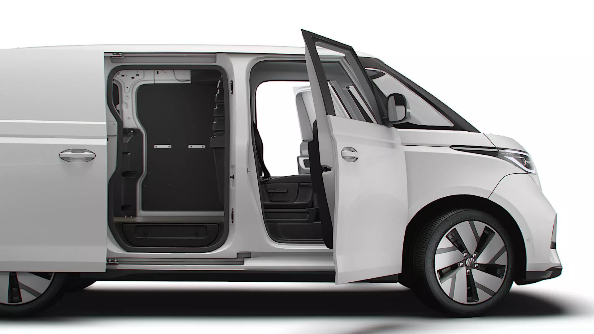 VW ID Buzz Cargo SWB GTX HQInterior 2026 3D model_1