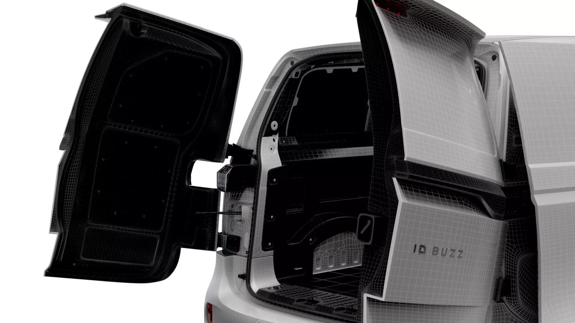 VW ID Buzz Cargo SWB GTX HQInterior 2026 3D model_23
