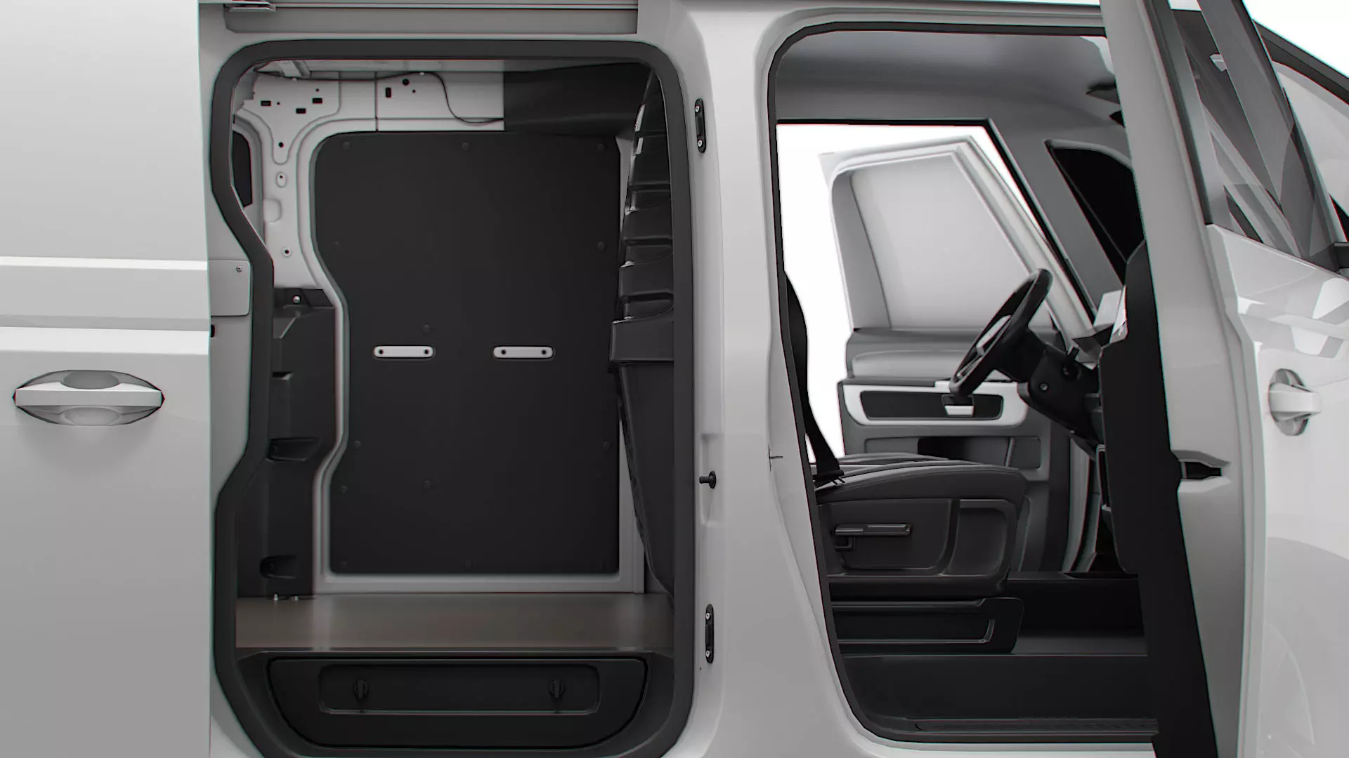 VW ID Buzz Cargo SWB GTX HQInterior 2026 3D model_9