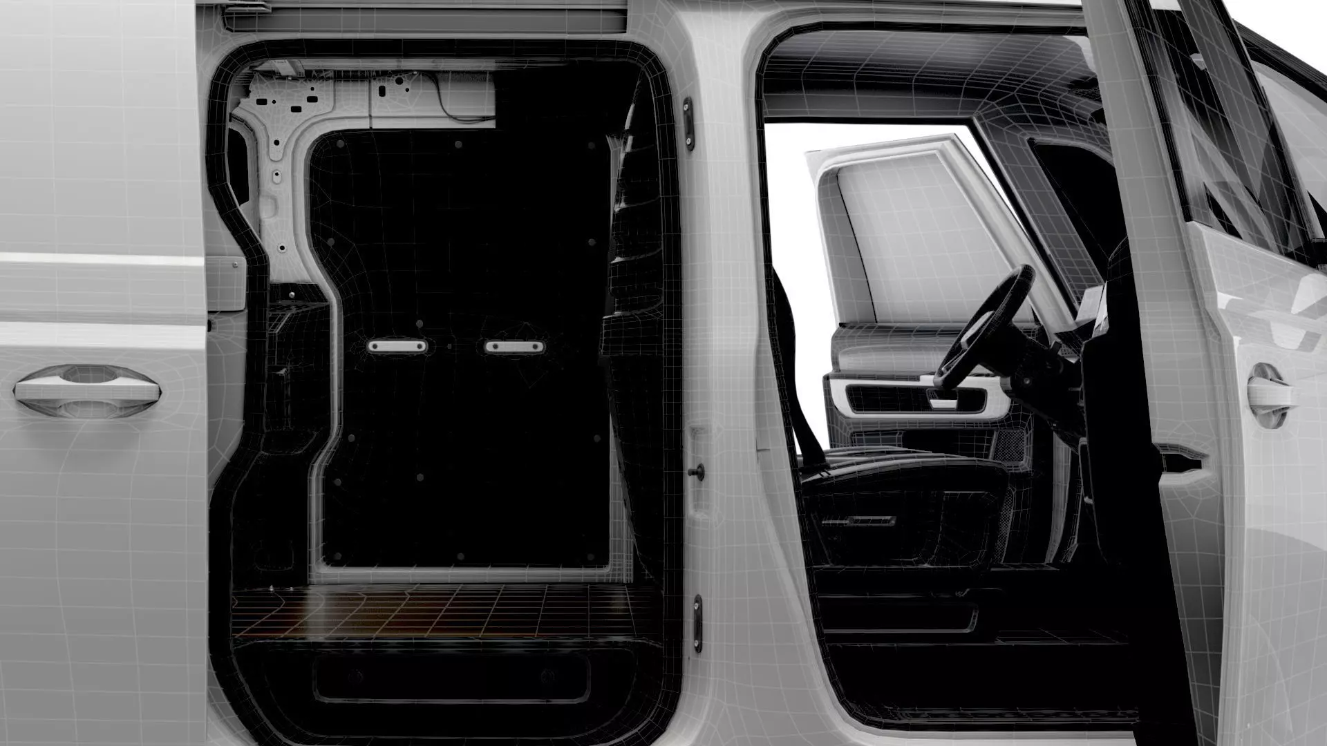 VW ID Buzz Cargo SWB GTX HQInterior 2026 3D model_21