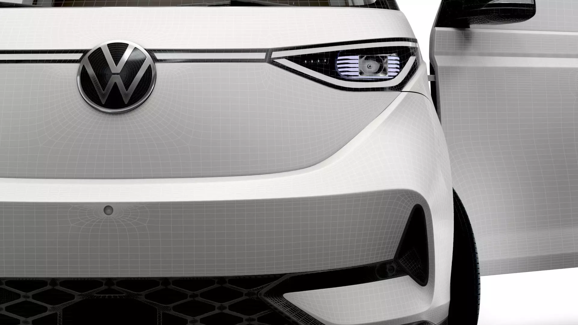 VW ID Buzz Cargo SWB GTX HQInterior 2026 3D model_19