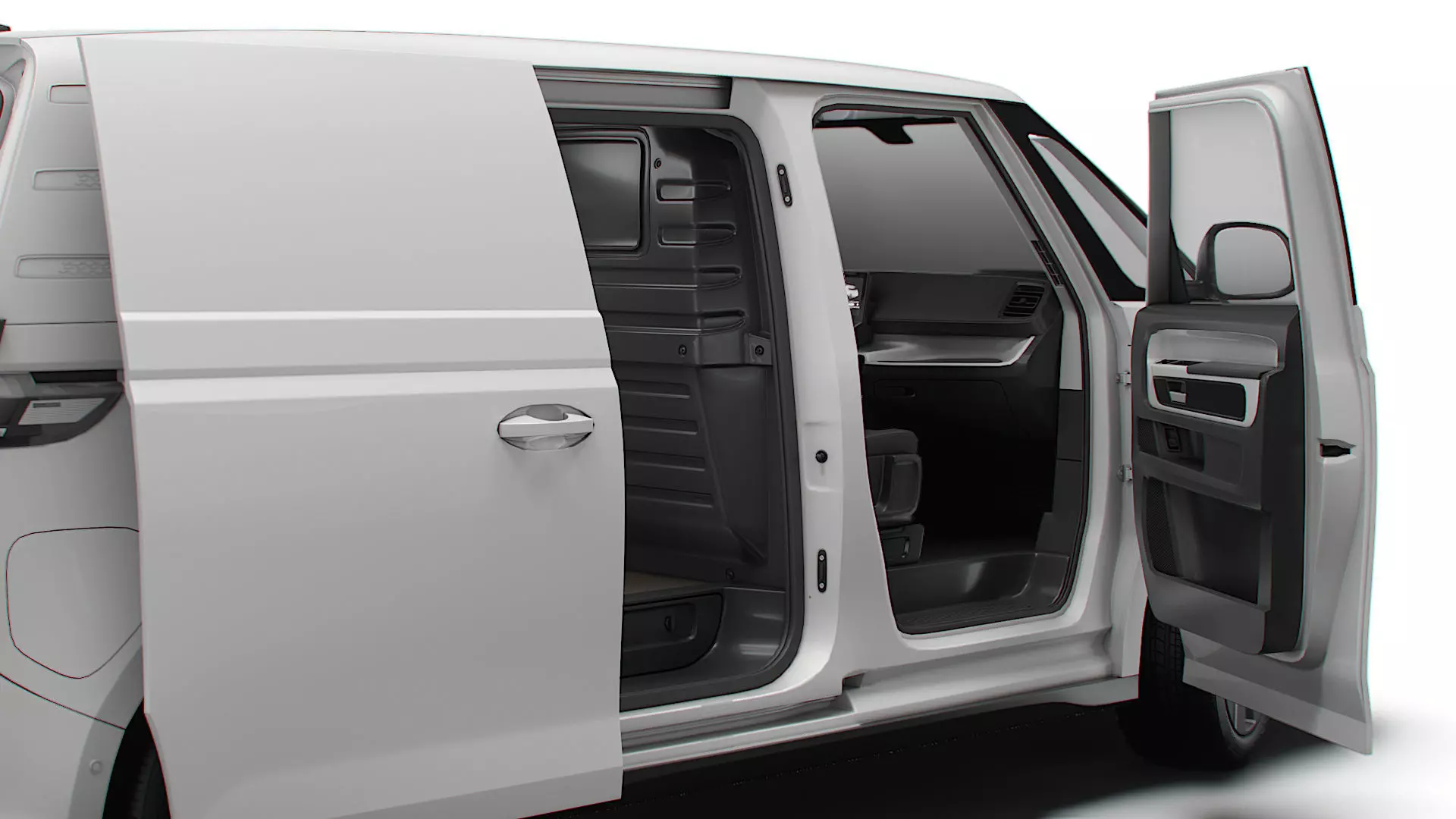 VW ID Buzz Cargo SWB GTX HQInterior 2026 3D model_2
