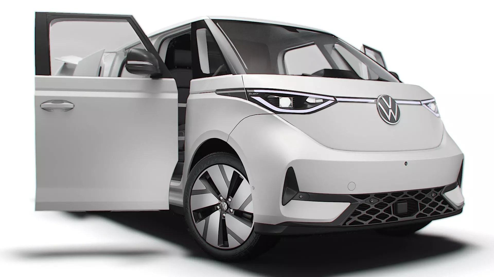 VW ID Buzz Cargo SWB GTX HQInterior 2026 3D model_0