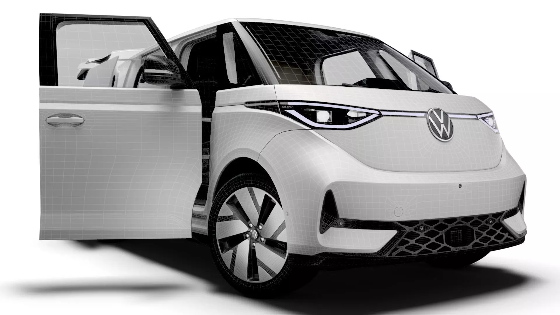 VW ID Buzz Cargo SWB GTX Valve HQInterior 2026 3D model_12