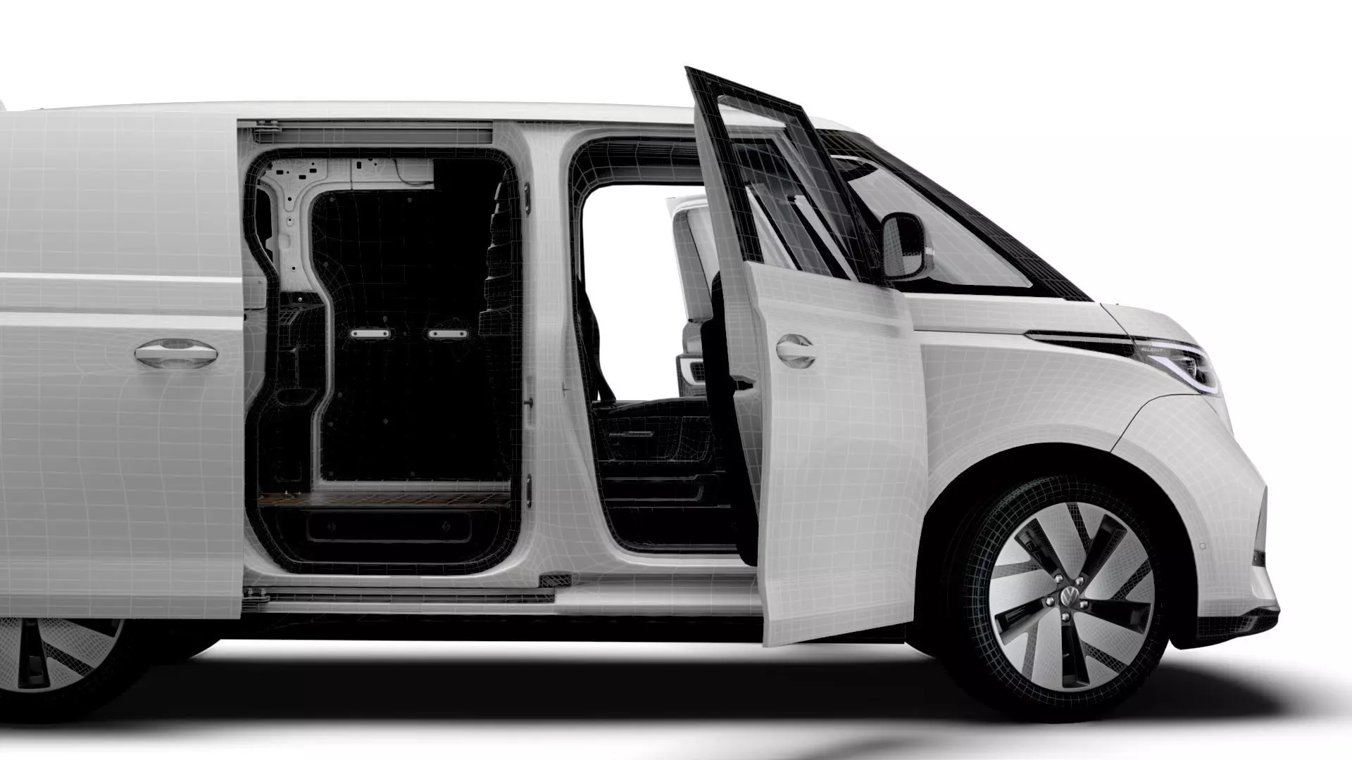 VW ID Buzz Cargo SWB GTX Valve HQInterior 2026 3D model_13