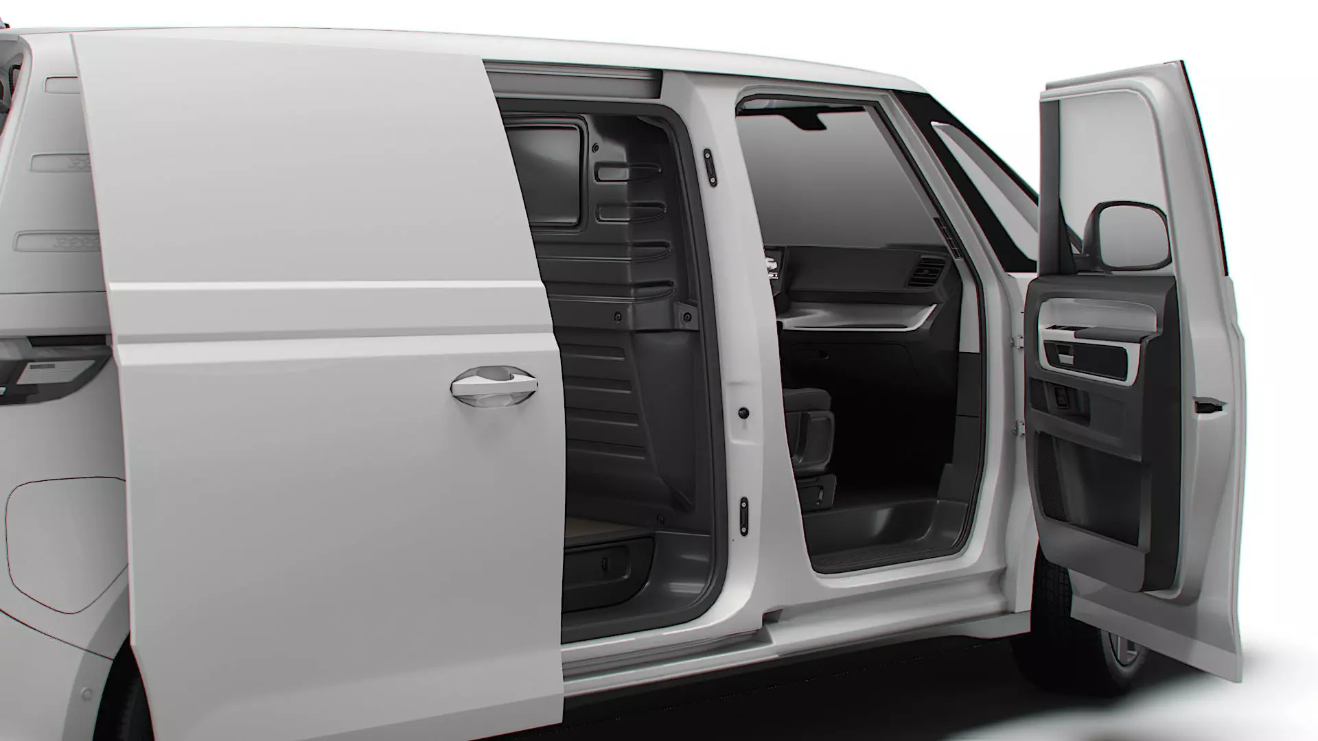 VW ID Buzz Cargo SWB GTX Valve HQInterior 2026 3D model_2