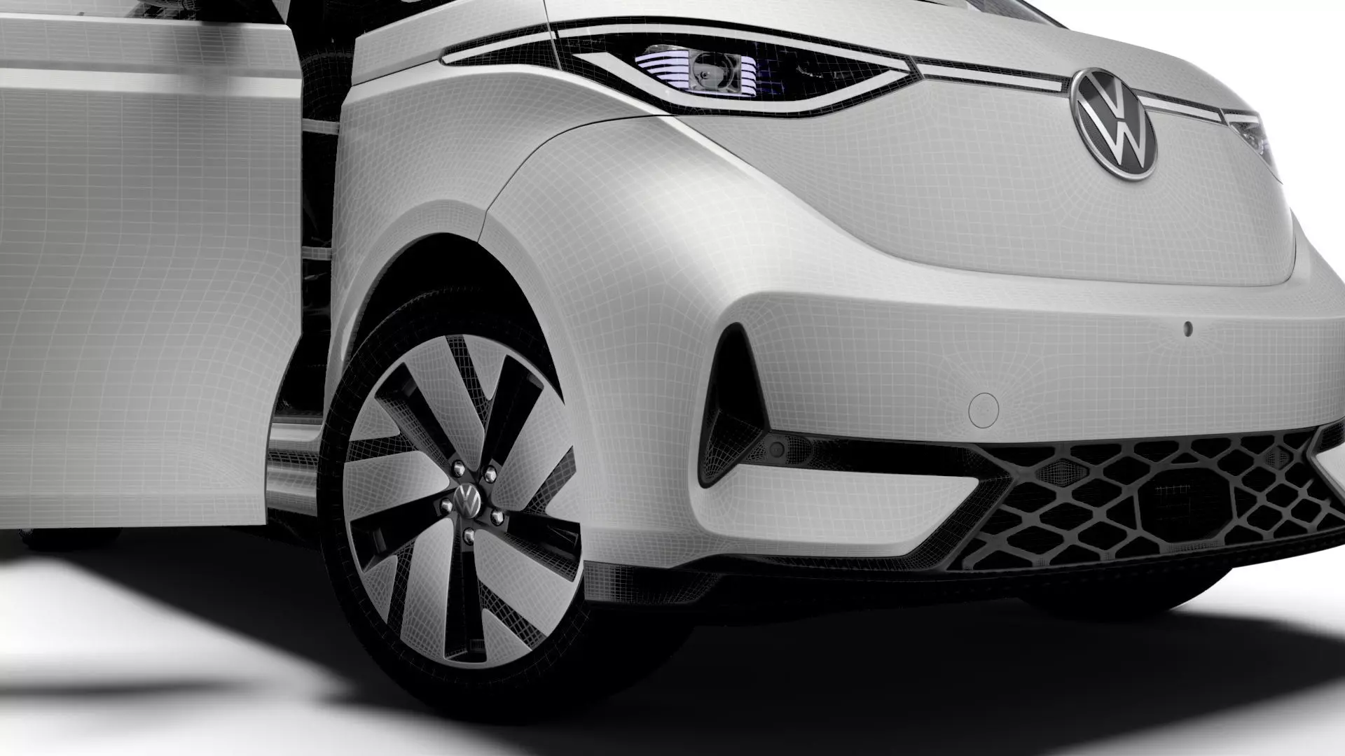 VW ID Buzz Cargo SWB GTX Valve HQInterior 2026 3D model_17