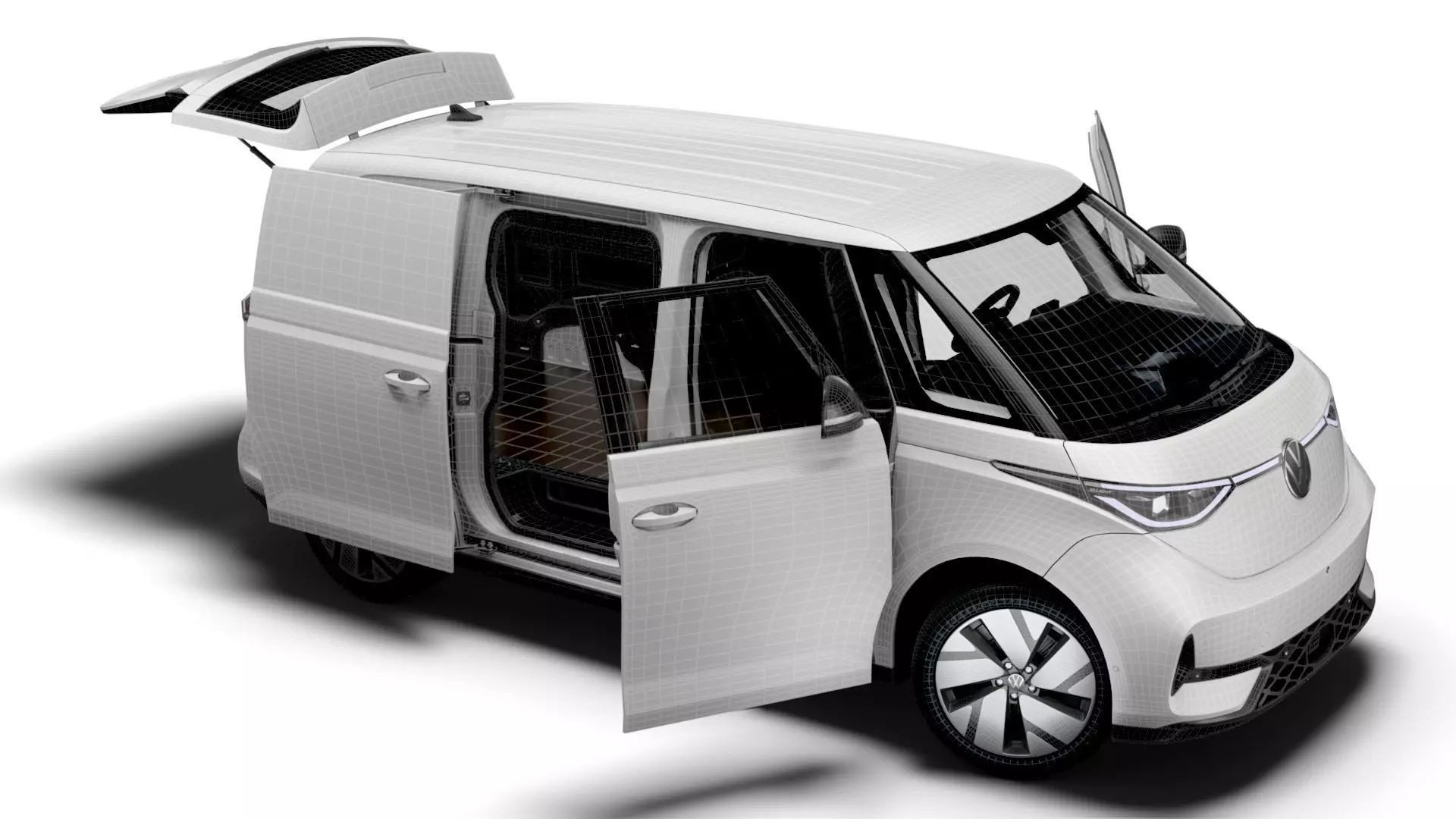 VW ID Buzz Cargo SWB GTX Valve HQInterior 2026 3D model_20