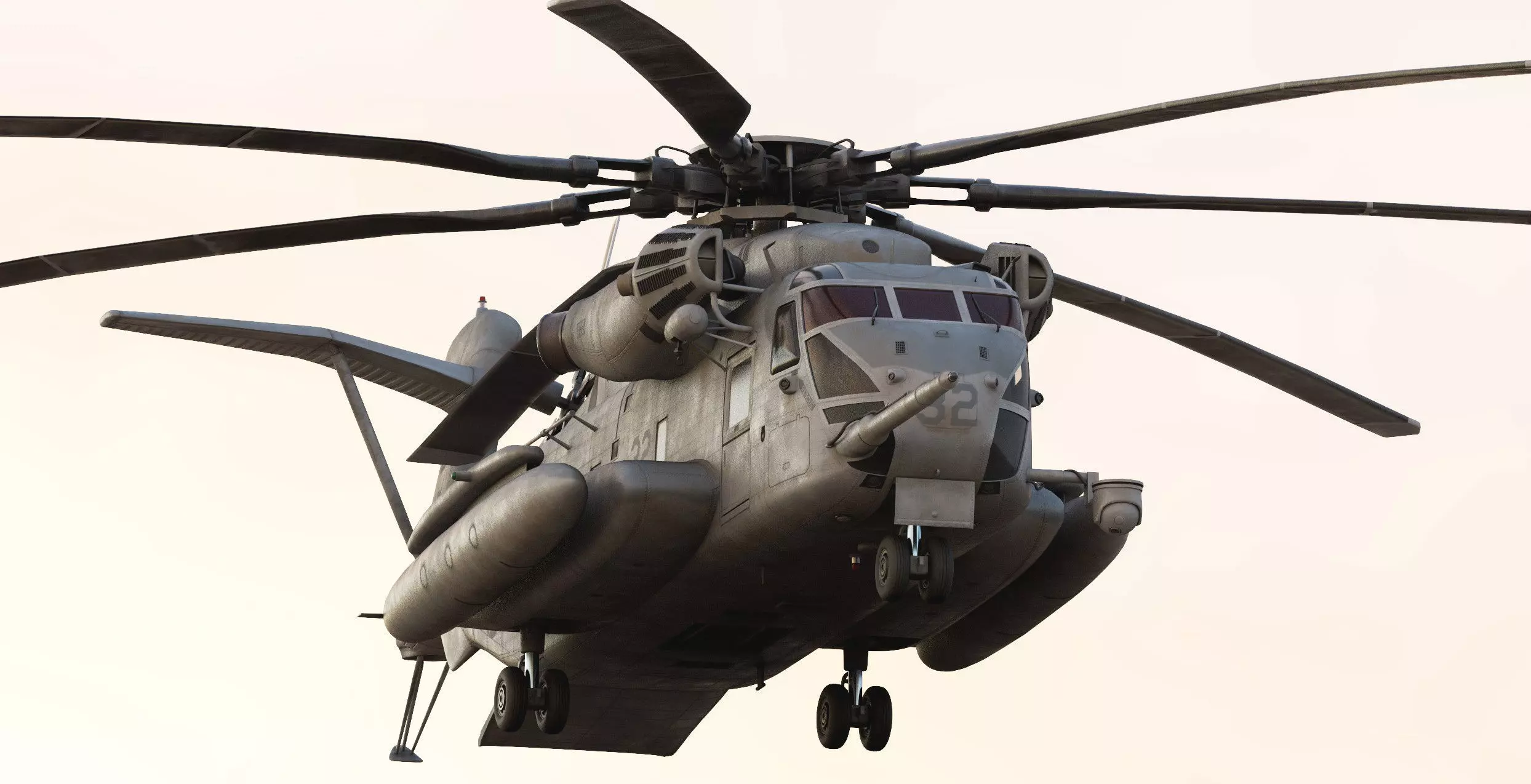 Sikorsky CH-53E Super Stallion Helicopter 3D model_5