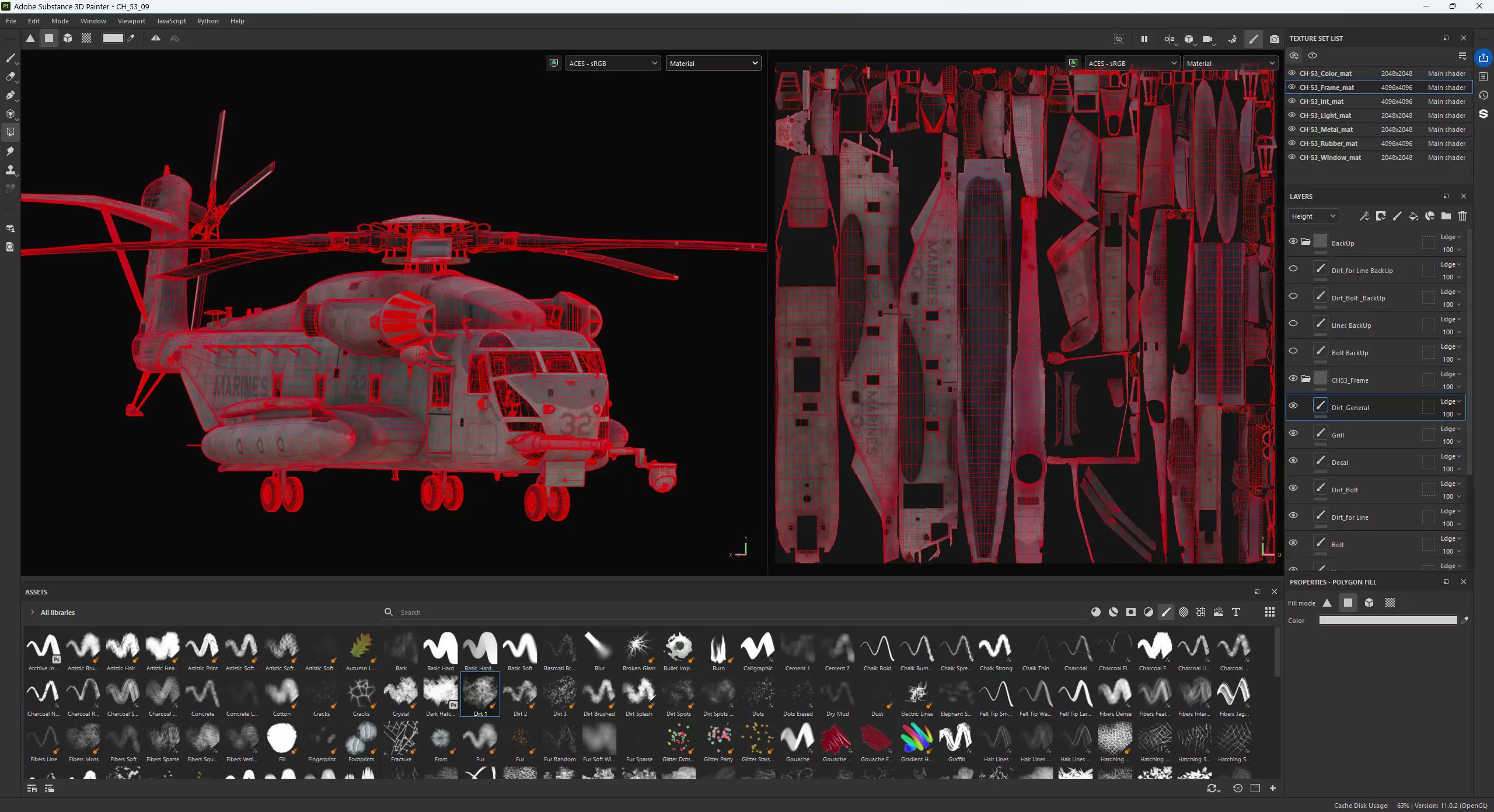 Sikorsky CH-53E Super Stallion Helicopter 3D model_9
