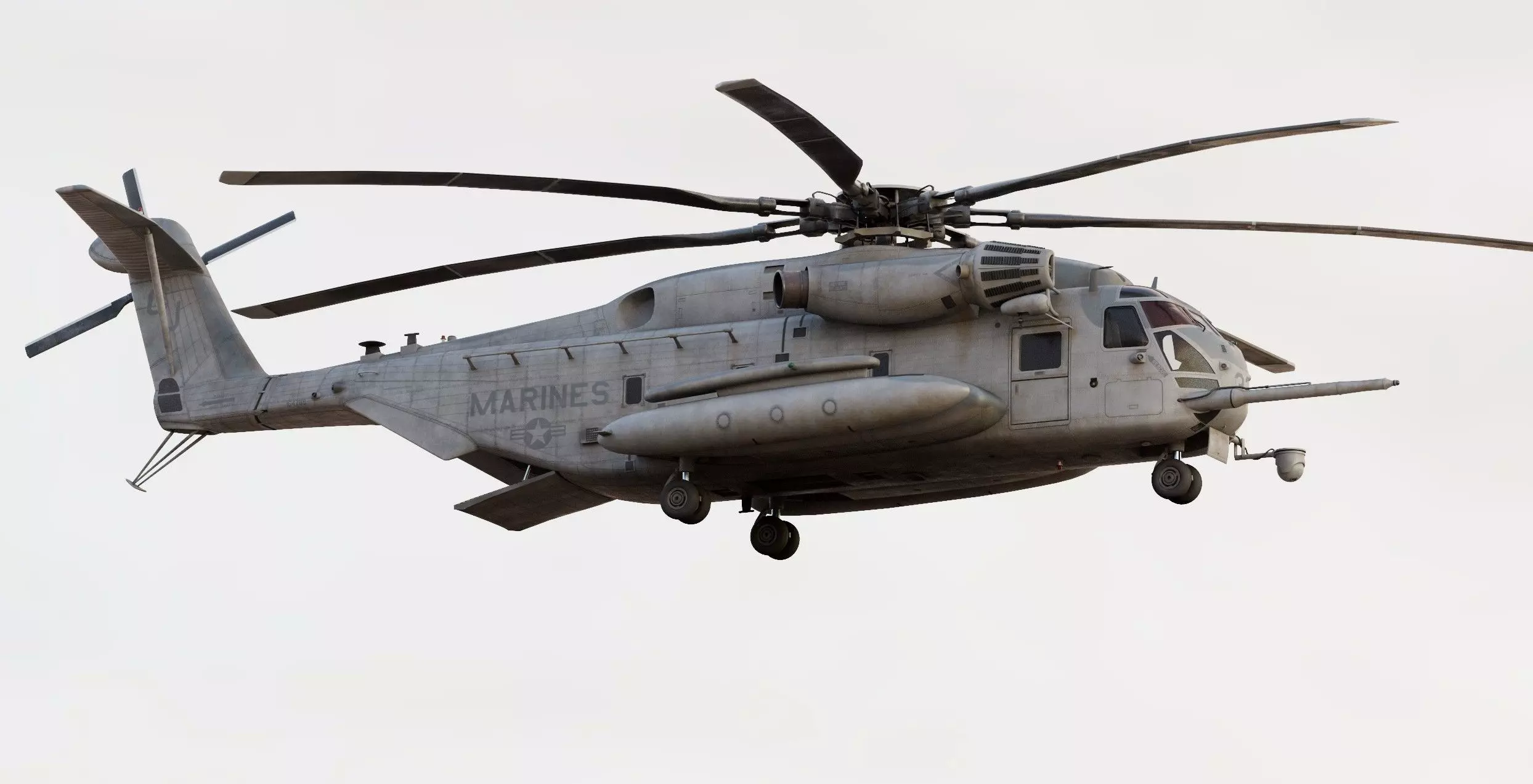 Sikorsky CH-53E Super Stallion Helicopter 3D model_11