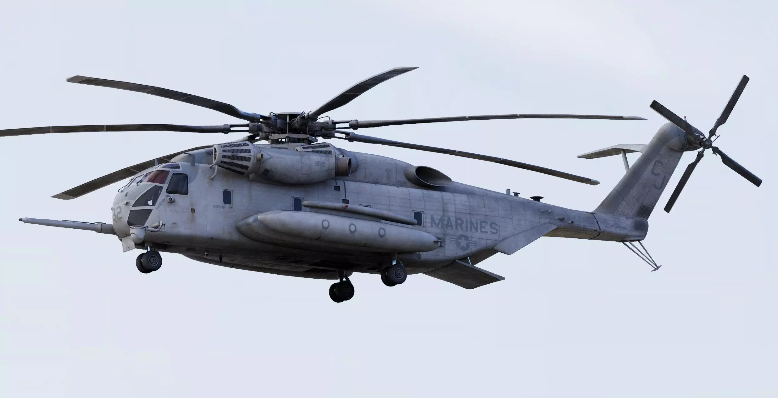 Sikorsky CH-53E Super Stallion Helicopter 3D model_3
