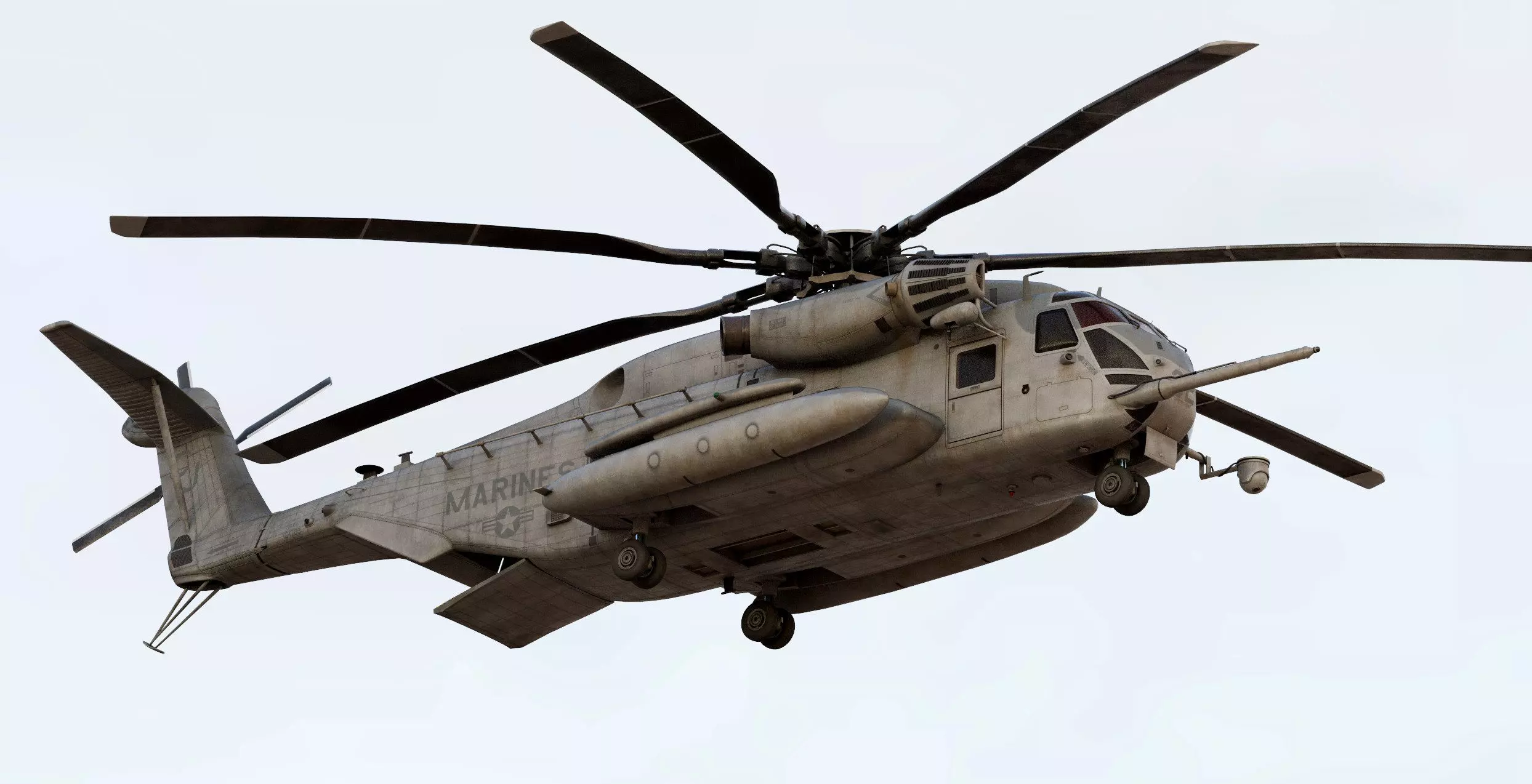 Sikorsky CH-53E Super Stallion Helicopter 3D model_7