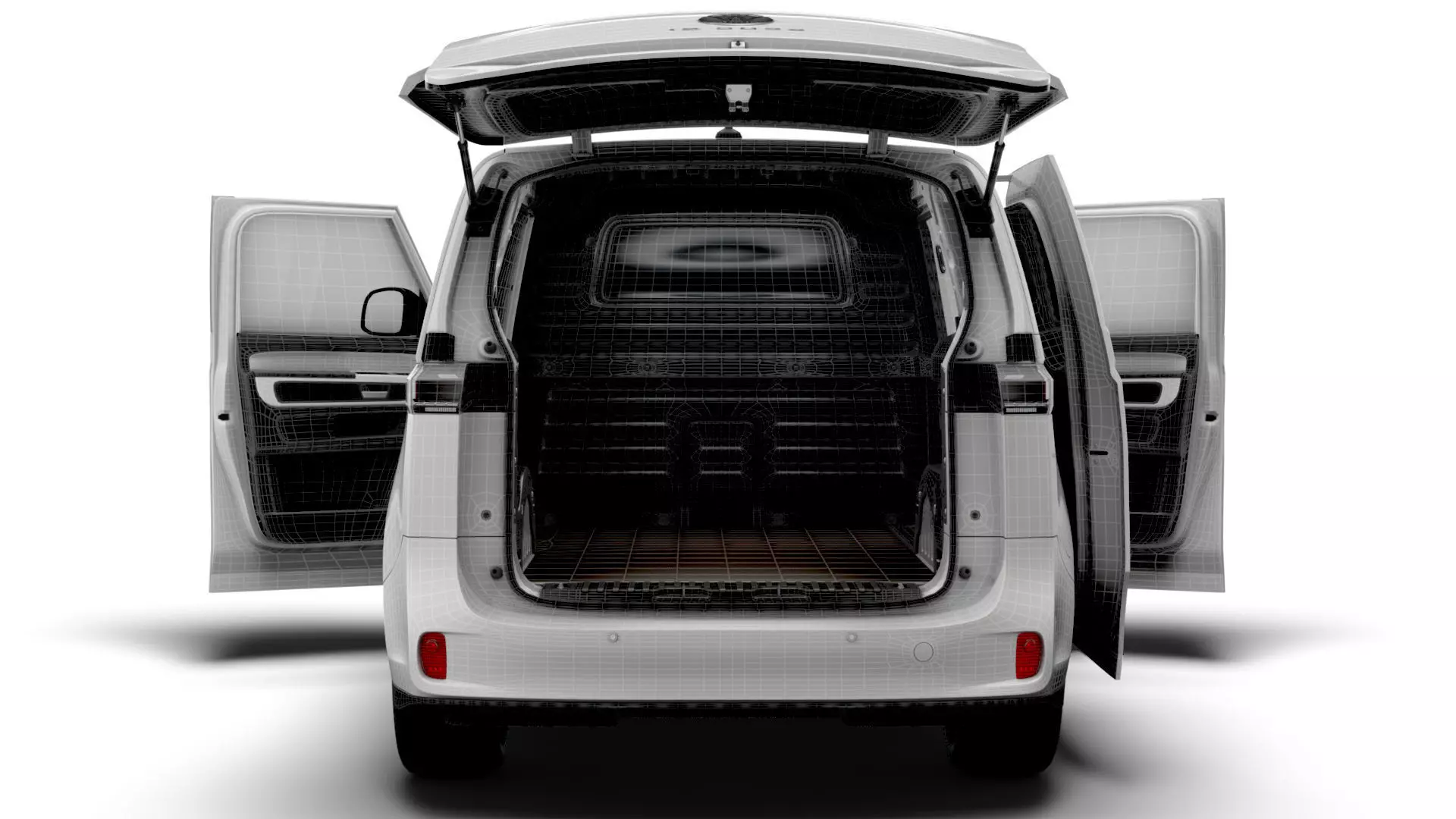 VW ID Buzz Cargo SWB Valve HQInterior 2026 3D model_22