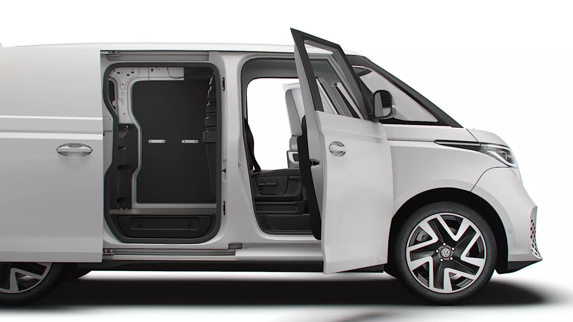 VW ID Buzz Cargo SWB Valve HQInterior 2026 3D model_1