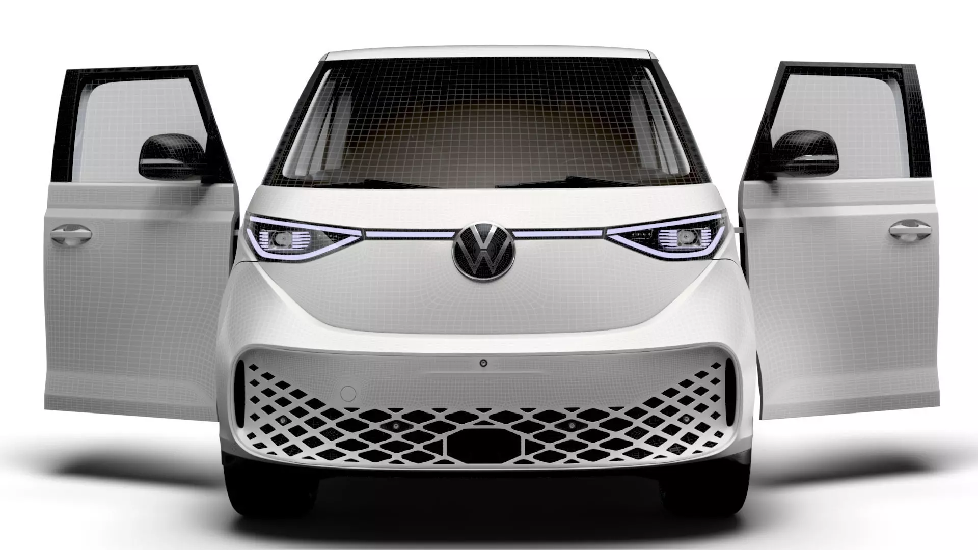 VW ID Buzz Cargo SWB Valve HQInterior 2026 3D model_18