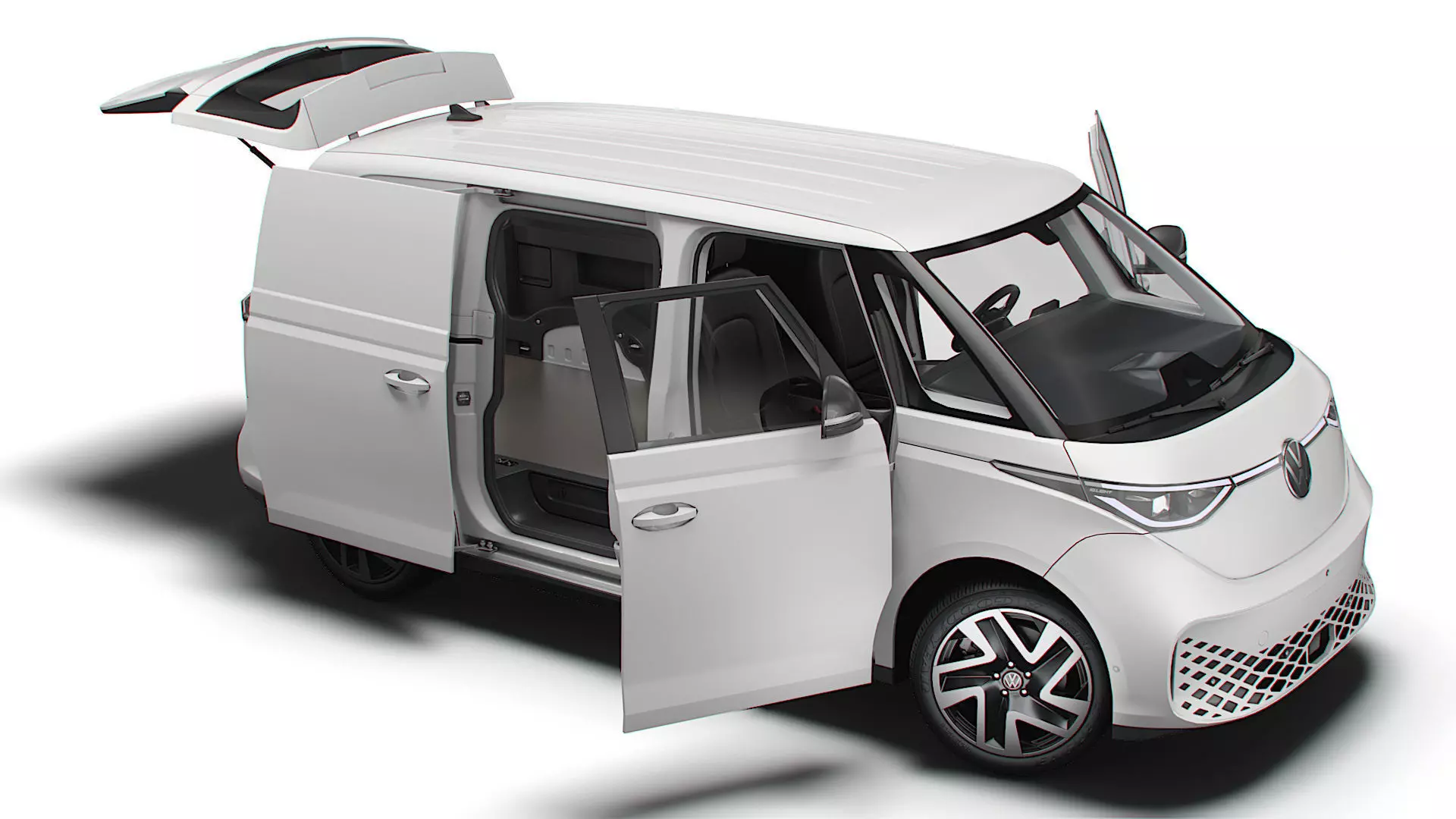 VW ID Buzz Cargo SWB Valve HQInterior 2026 3D model_8