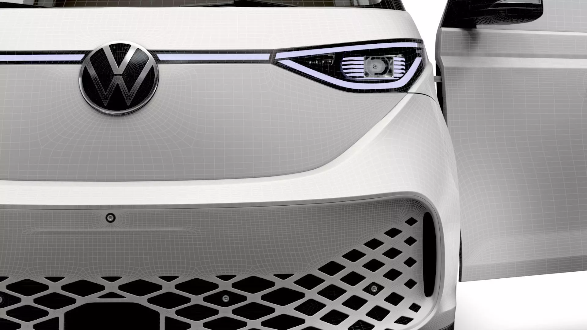 VW ID Buzz Cargo SWB Valve HQInterior 2026 3D model_19