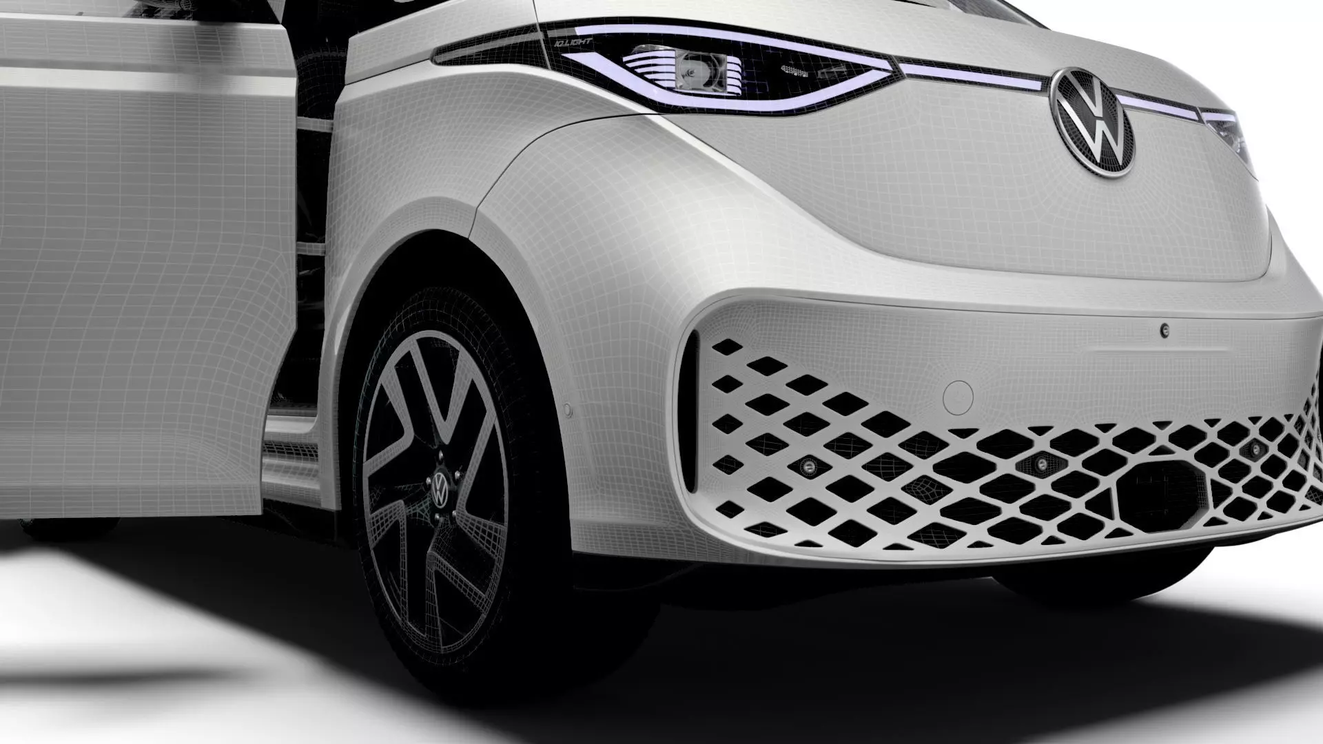 VW ID Buzz Cargo SWB Valve HQInterior 2026 3D model_17