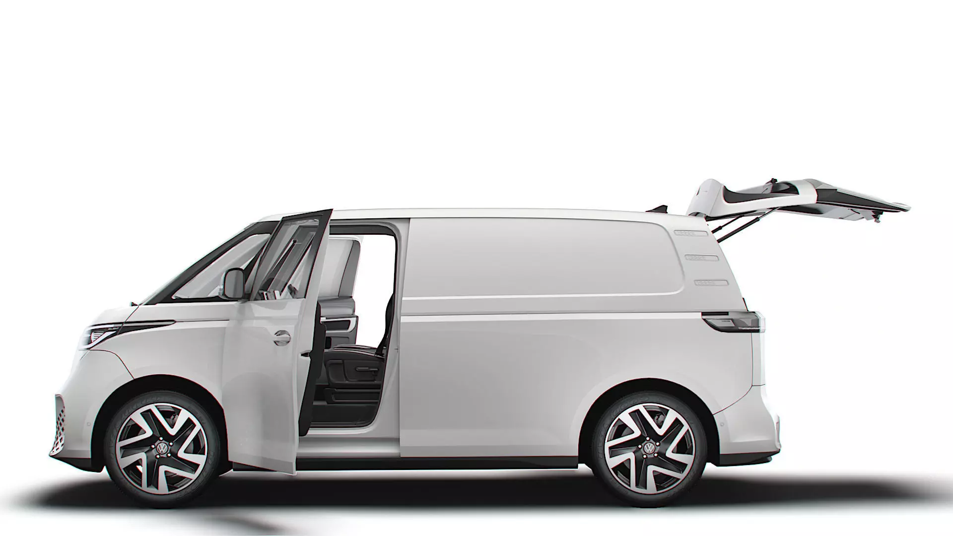 VW ID Buzz Cargo SWB Valve HQInterior 2026 3D model_4
