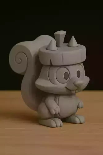 Ardilla de las nieves Dofus and Wakfu STL