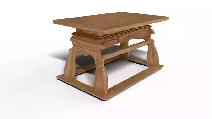 Alpine style wooden table