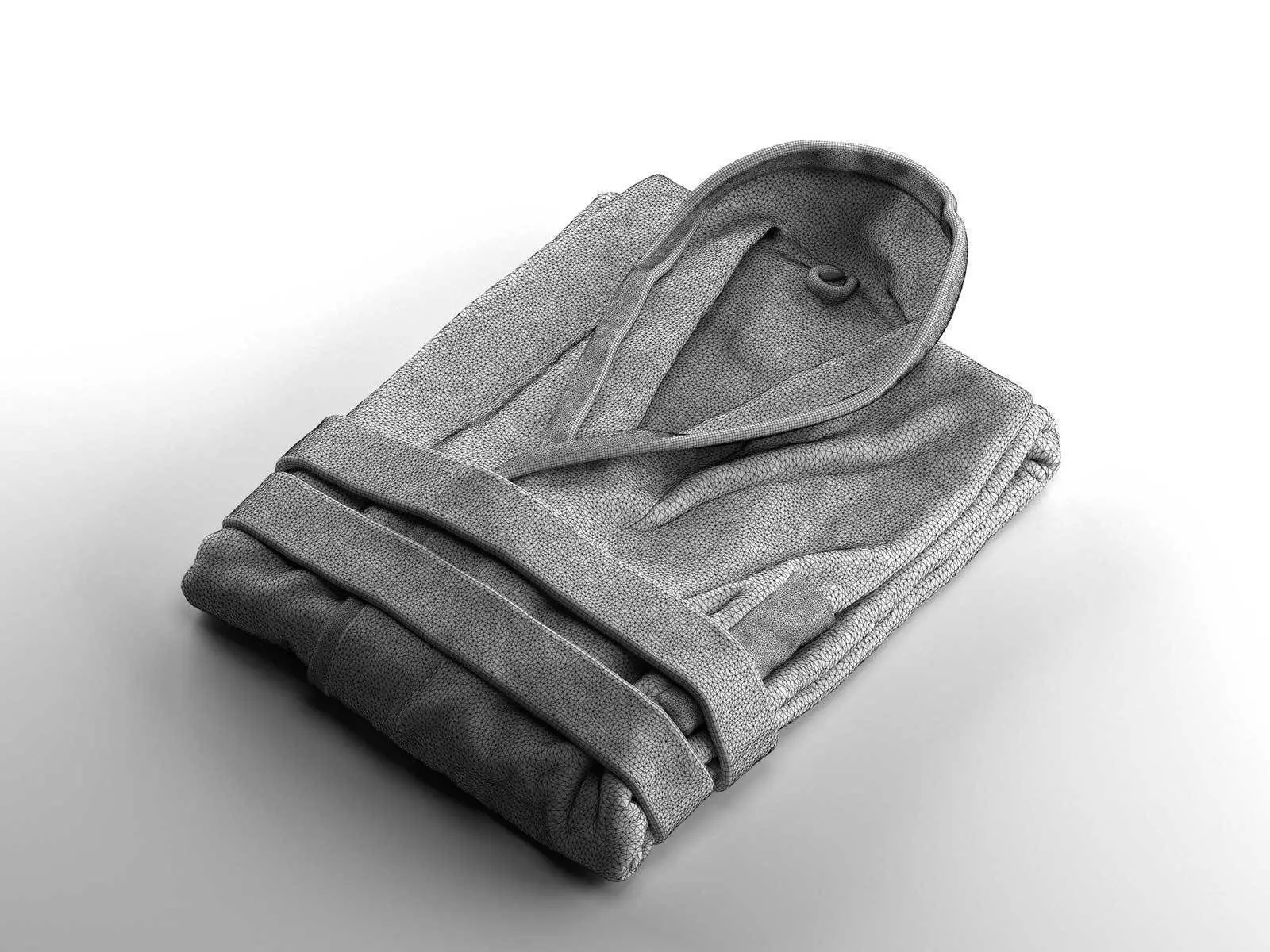 Bathrobe 01 3D model 3D model_1
