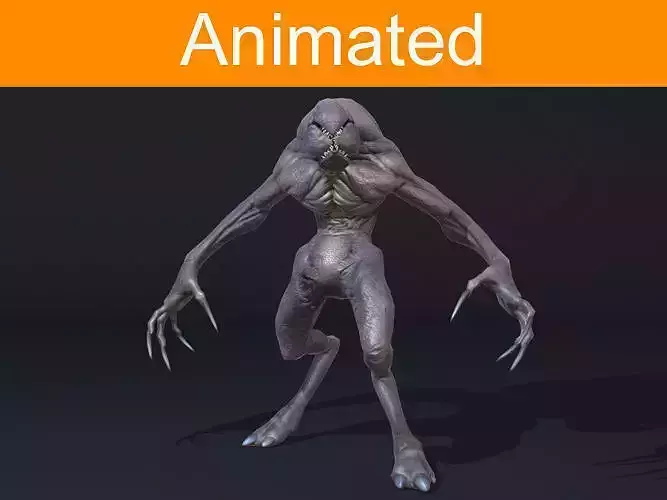 Creature Slug Low-poly 3D model