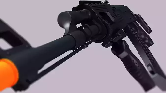 AK-47 Kalashnikov Tactical High Detailed